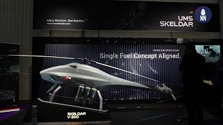 DSEI 2023 Royal Navy Banshee and CETUS V200 Jackal UAS with LMM [upl. by Egoreg403]