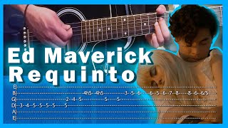 Acurrucar  Ed maverick requinto tutorial  cover Acordes [upl. by Strickler]