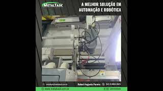 Manipulador Industrial da MetalTask [upl. by Airehs]