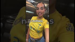 La différence entre la femme de Messi et la femme de Cristiano Ronaldo football shorts tiktok yt [upl. by Oivalf]