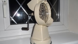 RARE MOFP OF FRANCE KITCHEN HAND CRANKED MEAT MINCER 1990S VINTAGE [upl. by Eenimod408]