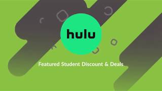 Hulu Featured Student Discounts amp Deals [upl. by Nylanej]