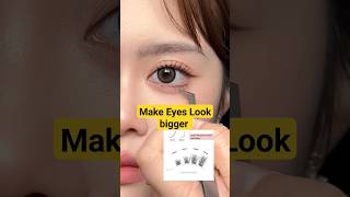 Easy Way To Make Eyes Look Bigger 🔥makeupbeauty2024viralytshorts [upl. by Fusuy439]