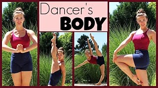 45Min Full Dancers Body Workout HIPSLEGSCHEST [upl. by Erdnuaed]