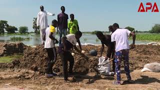 Tchad  la crue de fleuves menace des quartiers de NDjamena [upl. by Ahrendt386]