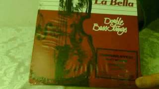 LA BELLA Double Bass Strings Flat Wound Rope Core NEW [upl. by Ahsyen]