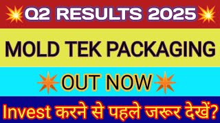 Mold Tek Packaging Q2 Results 2025 🔴 Mold Tek Packaging Results 🔴 Mold Tek Packaging Latest News [upl. by Kreindler]