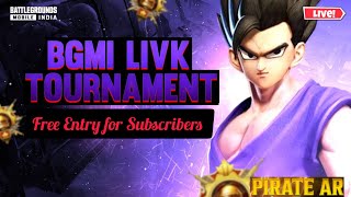 Day 1  Livik Tournament Customs 🔥 BGMI Live Custom Rooms😍 BGMI Live Custom Rooms 🔥 😍 [upl. by Dirrej]