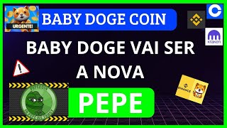 BABY DOGE COIN 🚨URGENTE🚨 BABY DOGE VAI SER A NOVA PEPE ALTA 10000 [upl. by Lauryn27]