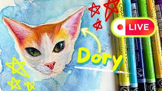 🐈 Drawing My Subscribers’ Pets Live [upl. by Linnea]