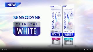 Connected TV Ads  Sensodyne 15s Toothpaste Clinical White Commercial February 2024 [upl. by Akym]