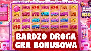 Bardzo droga gra bonusowa w slocie Sugar Rush 1000 [upl. by Drida]