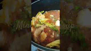 Minestrone Soup  own version yummy satisfying souprecipe tryit everyone [upl. by Zared]