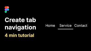 Tab navigation in Figma [upl. by Jaynell]