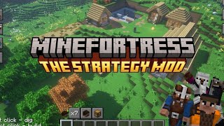 Обзор на мод Minefortress RTS на майнкрафт 1202 forge [upl. by Oisinoid992]