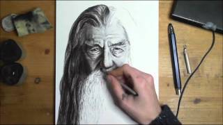 Gandalf the Grey  Speedpainting [upl. by Araic]