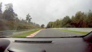 Honda VFR 800 filmed by friendly man on a Megane RS at Nordschleife [upl. by Vite]