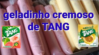 Geladinho cremoso de TANG [upl. by Nailil]