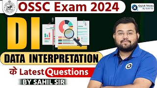 OSSC CGL  Odisha CGL 202324  Latest Questions on Data Interpretation DI  Maths by Sahil Sir [upl. by Felicio]