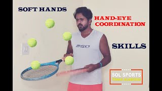 HANDEYE COORDINATION and SOFT HAND drills for tennis [upl. by Lorraine]