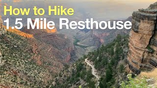 Hike 15 Mile Resthouse on the Bright Angel Trail  HikingGuycom [upl. by Acherman]