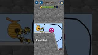 Draw to Save Bad Bees Level 48 [upl. by Oicnecserc]