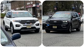 Two Unmarked Totowa Police Units Responding To An MVA 72423 [upl. by Eralcyram204]