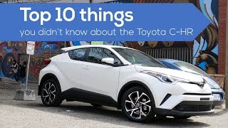 Top 10 things about the Toyota CHR crossover  suv [upl. by Lightfoot45]