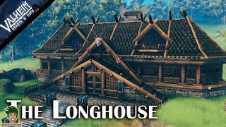 Valheim  Viking longhouse  season 2  hearth amp home valheim build [upl. by Dachia]