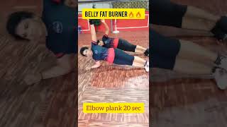 belly fat burnerfitness abs plank weightloss [upl. by Nibor]