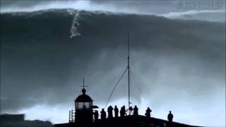 Biggest Wave Ever Surfed 100FT 2013 ORIGINAL [upl. by Otila]