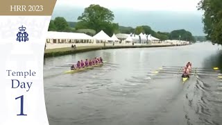 University of London C v Christ Church Ox amp Wolfson Coll Oxford  Temple  Henley 2023 Day 1 [upl. by Juetta]