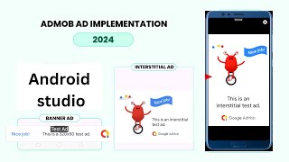 AdMob Ad Best implementation 2024  Bannar Ads InterstitialAd in Android Studio [upl. by Pillihpnhoj]