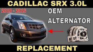 Cadillac SRX  2010  2016  Alternator Replacement JOATD [upl. by Eidnew912]