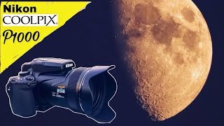 Nikon p1000 moon zoom in 4k [upl. by Oiredised]