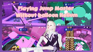 PLAYING JUMPA MASTER WITHOUT BALLOON HELIUM  ZEPETO [upl. by Almeida]