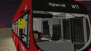 W15  Lea Interchange  Higham Hill [upl. by Eiuqnimod]