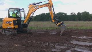 JCB 67 C1 Mini Excavator with Engcon Tiltrotator [upl. by Marsland]