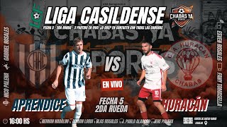 APRENDICES 4 🆚 0 HURACÁN  FECHA 5  2DA RONDA LIGA CASILDENSE  SAB 1307 1600 ¡EN VIVO [upl. by Jocelyn31]