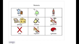 Bildstöd Widgit Online Samtalskarta manual [upl. by Jaala]