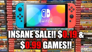 Nintendo Switch Gets A 99 Off Sale COOL ESHOP GAMES TO PLAY NOW [upl. by Preciosa455]