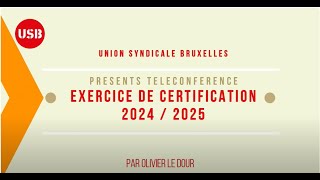 EXERCICE DE CERTIFICATION 2024  2025 par Olivier Le Dour [upl. by Ninette663]