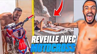 JE RÉVEILLE AVEC UNE MOTO CROSS ydrissia ET LIDEALOFF YDRISSIA PETE UN PLOMB [upl. by Ramar151]