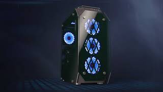 Talius Kraken  Caja PC gaming LED RGB [upl. by Crotty]