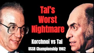 Squeezing Mikhail Tal The Paradox of the Century Korchnoi vs Tal [upl. by Dera971]