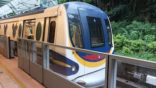 Hong Kong Railway Ride 港鐵迪士尼綫 迪士尼  欣澳 全程行車影片 [upl. by Myo486]