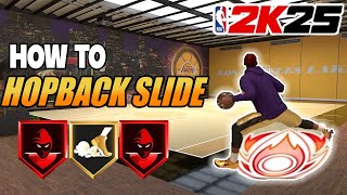 HOW TO HOPBACK SLIDE GLITCH IN NBA 2K25 [upl. by Noryk]