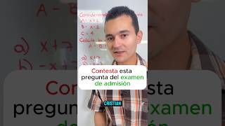 👉Contesta esta pregunta de polinomios del examen de admisión Exani II 💫 💯 exani profecristian [upl. by Jamima]