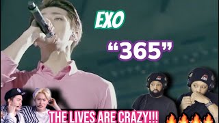 EXO  quot365quot  LIVE PERFORMANCE  REACTION [upl. by Randene]