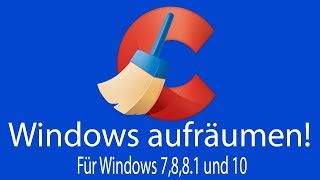 Windows Optimieren mit CCleaner [upl. by Lynde]